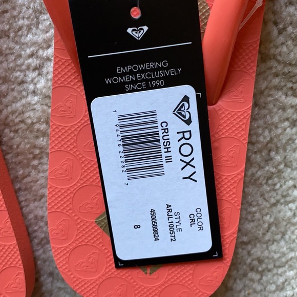 LAST 1 - NEW Roxy flip flop/thong/sandals size 8 - Picture 3 of 7